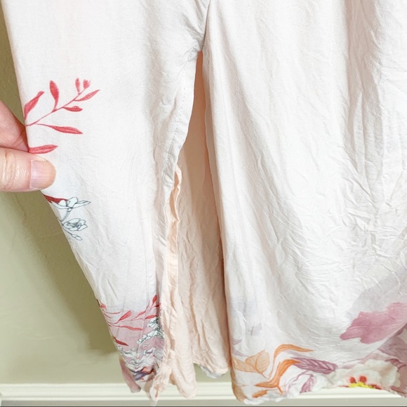 Plum Pretty Sugar - Pink Floral Strapless Midi/Maxi Dress - Picture 8 of 14